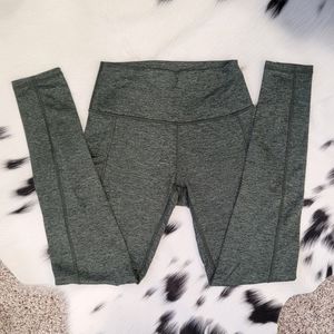 Aerie Dark Green High-Waist Soft Leggings with Pockets